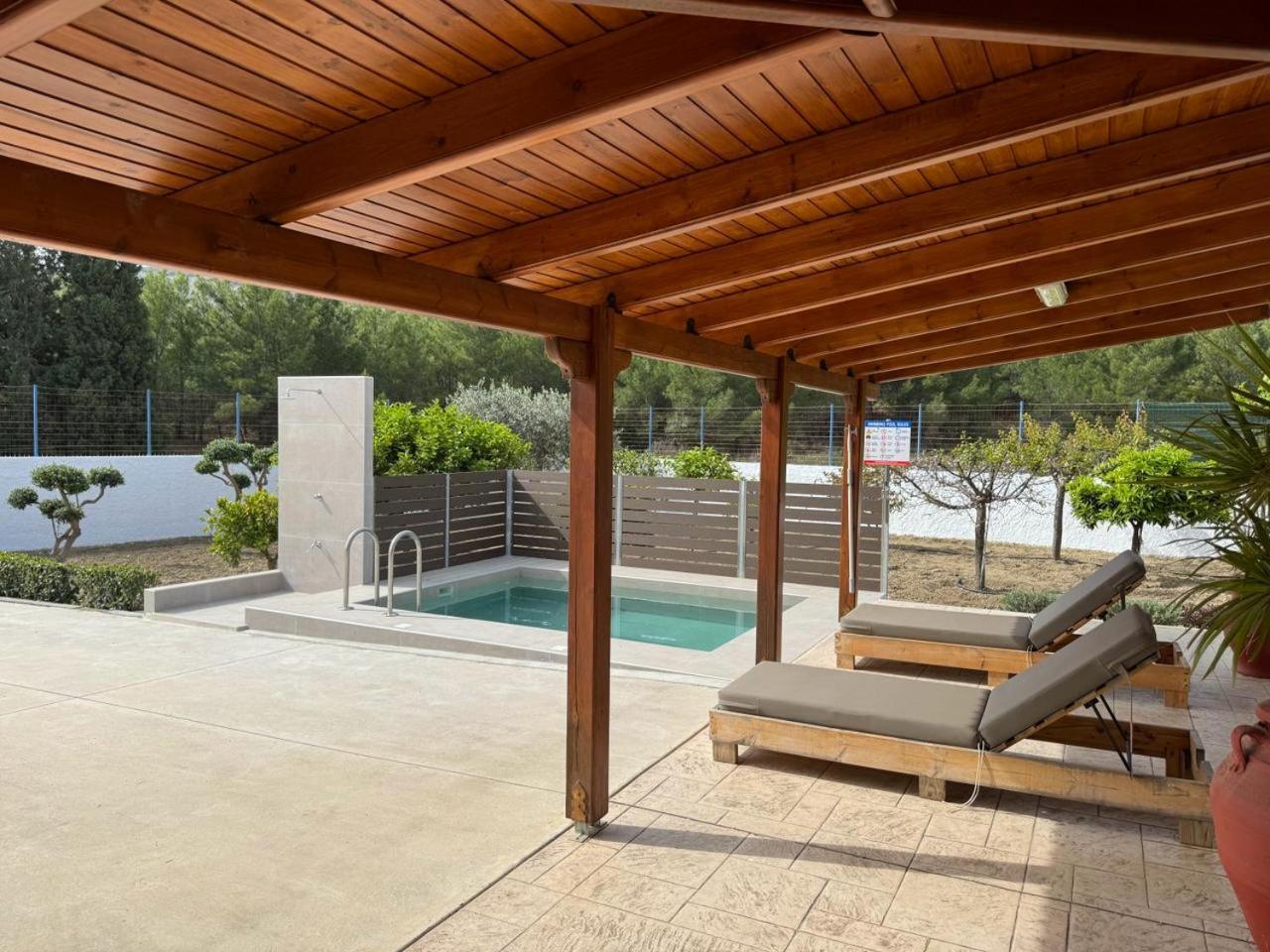 Вилла Aleyna House Lindos Area Экстерьер фото